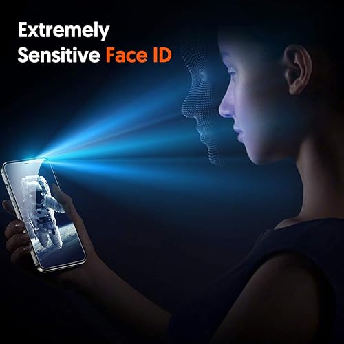 Miniatura 6 de Fotbor Protector de pantalla de privacidad para iPhone 12 Pro, protector de pantalla de privacidad para iPhone 12 [2 antiespías] [inastillable] de