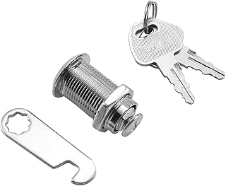 Sponsored Ad - MroMax 1 Set Drawer Cabinet Cam Lock,Security Lock DIY Furniture Hardware for Drawer Cabinet Desk Office Ta...