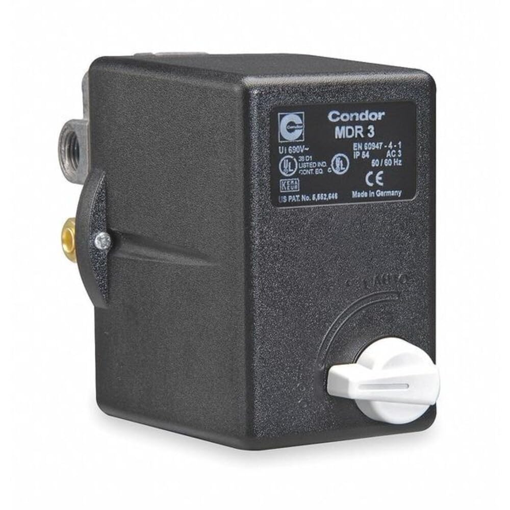 Condor Pressure Switch, 31QG3EXX 120/150Psi, Standard, 3Pst
