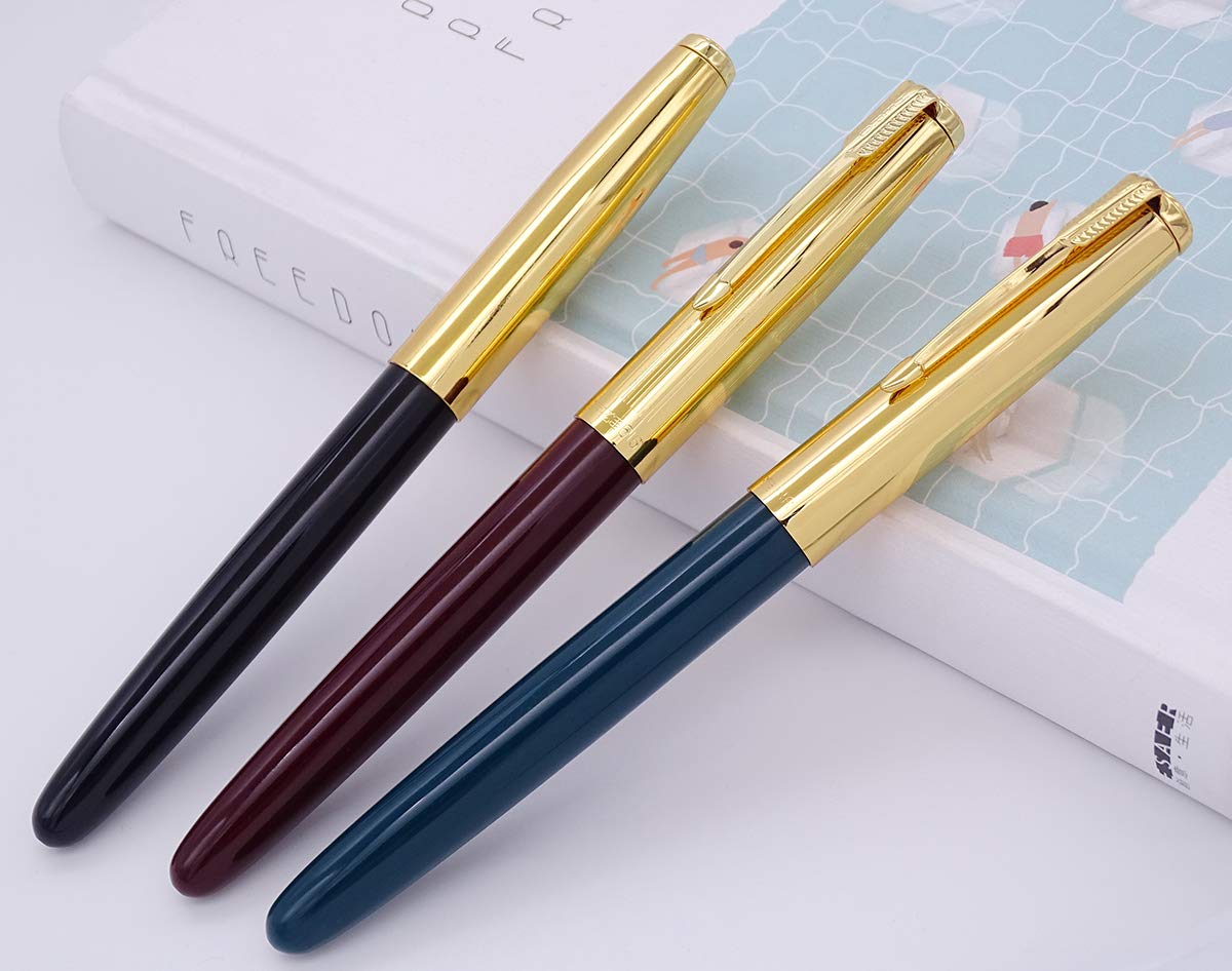 3 PCS Genuine Hero 616 Fountain Pen Fine Nib, 24 In Pakistan