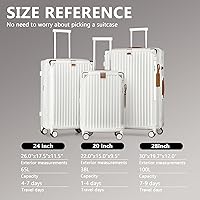 Amazon.com | Joyway 3 Piece Set Hardside Expandable Luggage with
