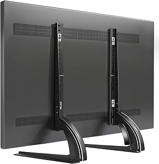 KCB TV Stand, Universal Mobile TV Stand for Plasma LED LCD Flat Screen TVs from 37 to 75 Inches, Supports up to 45 kg, VESA Max 600 x 400 mm