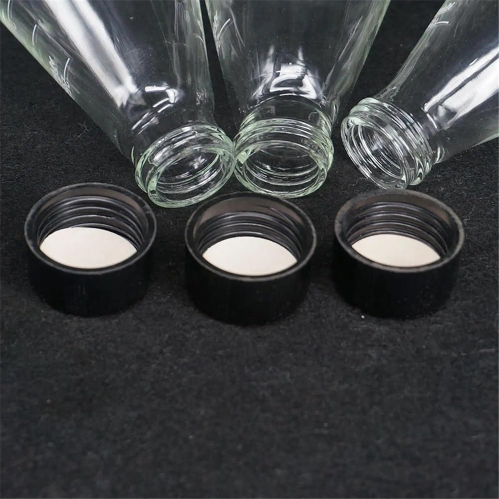 Vetreria da laboratorio 50ml 100ml 150ml 250ml 500ml 1000ml 2000ml Vetro borosilicato Bocca conica Erlenmeyer Tappo a vite Vetreria da laboratorio(1000ml)