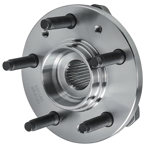 Miniatura 23 de Detroit Axle - Conjunto de cubo de rodamiento de rueda delantera para Nissan Altima 02-06 (3.5L V6)/Maxima 00-08, INFINITI I30 00-01/I35 02-04 5