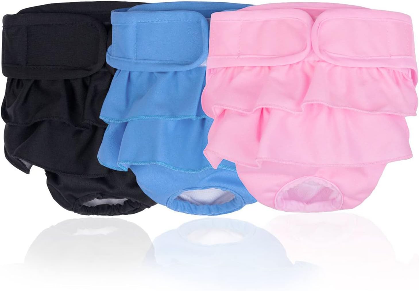 Buy MORVIGIVE Washable Female Dog Diapers (3 Pack), Highly Absorbent