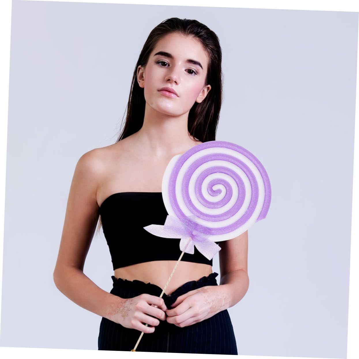 2pcs Suckers Birthday Party Decoration Lollipop Prop for Photography Fake Lollipop Photo Props Decor