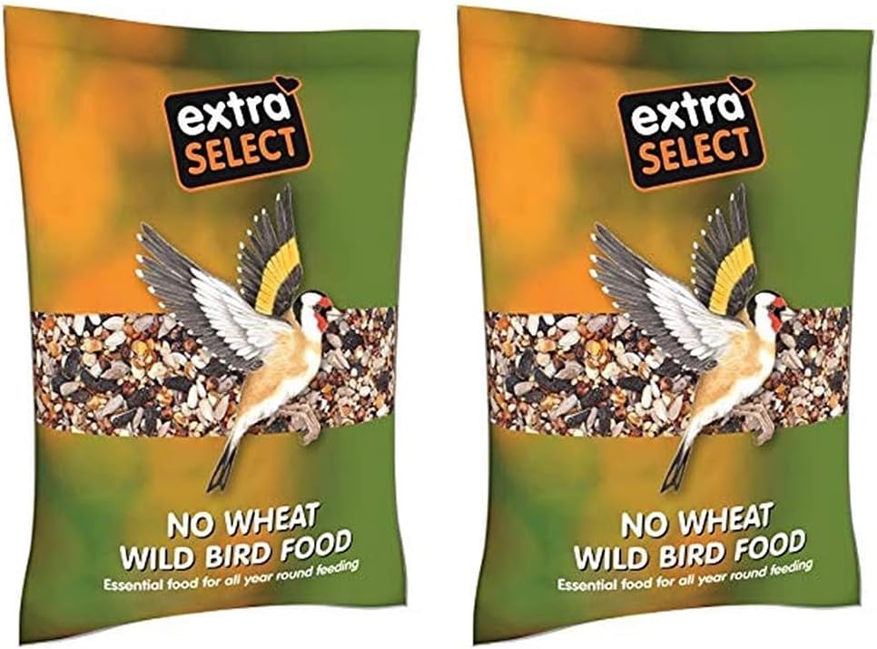 Extra Select No Wheat Wild Bird Food, 2 kg (Pack of 2)