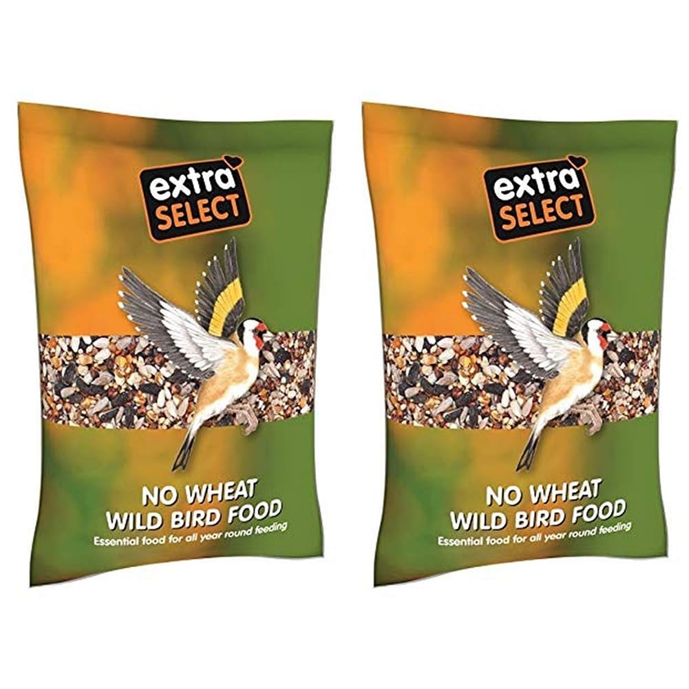 Extra Select No Wheat Wild Bird Food, 2 kg (Pack of 2)