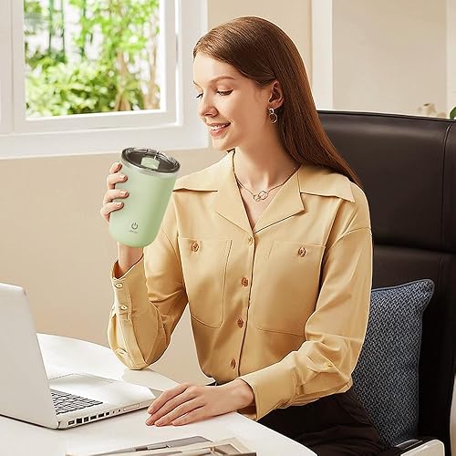 Miniatura 4 de Taza de café con agitación magnética automática, taza de café portátil con agitación automática, taza de agitación magnética automática para viajes,
