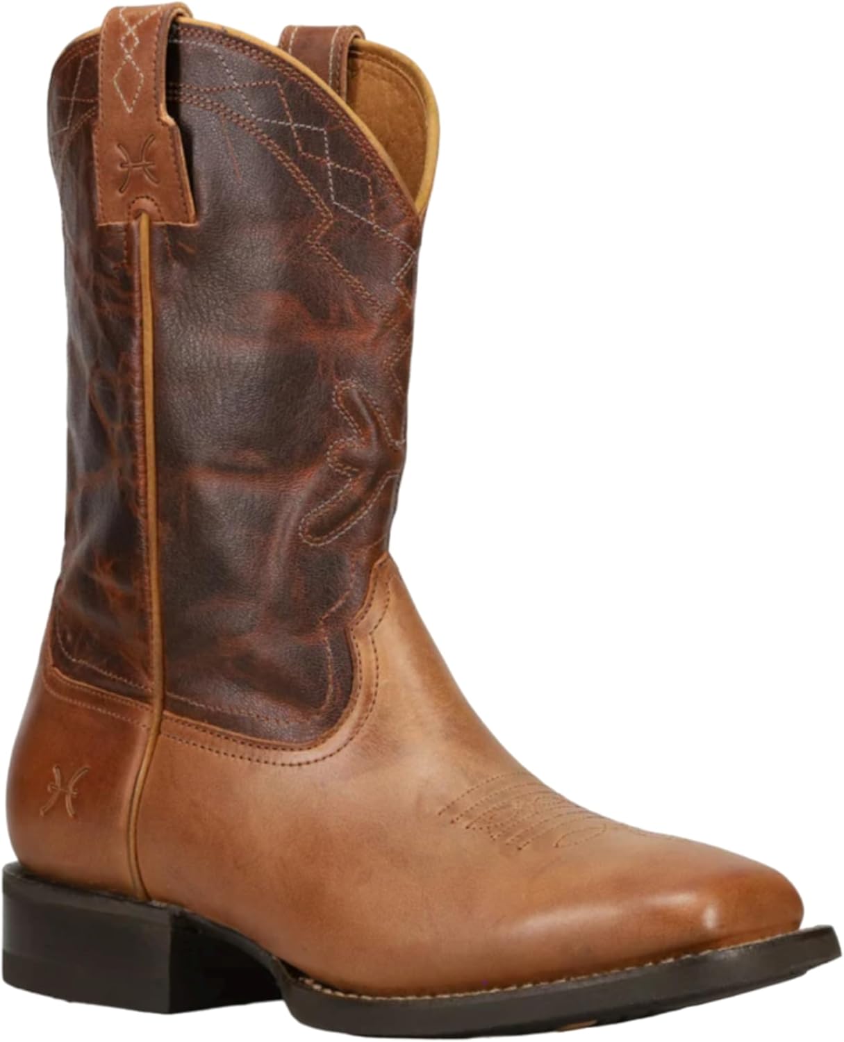 Amazon | Frye メンズ ハウザー ロゴ ステッチ ウエスタンブーツ