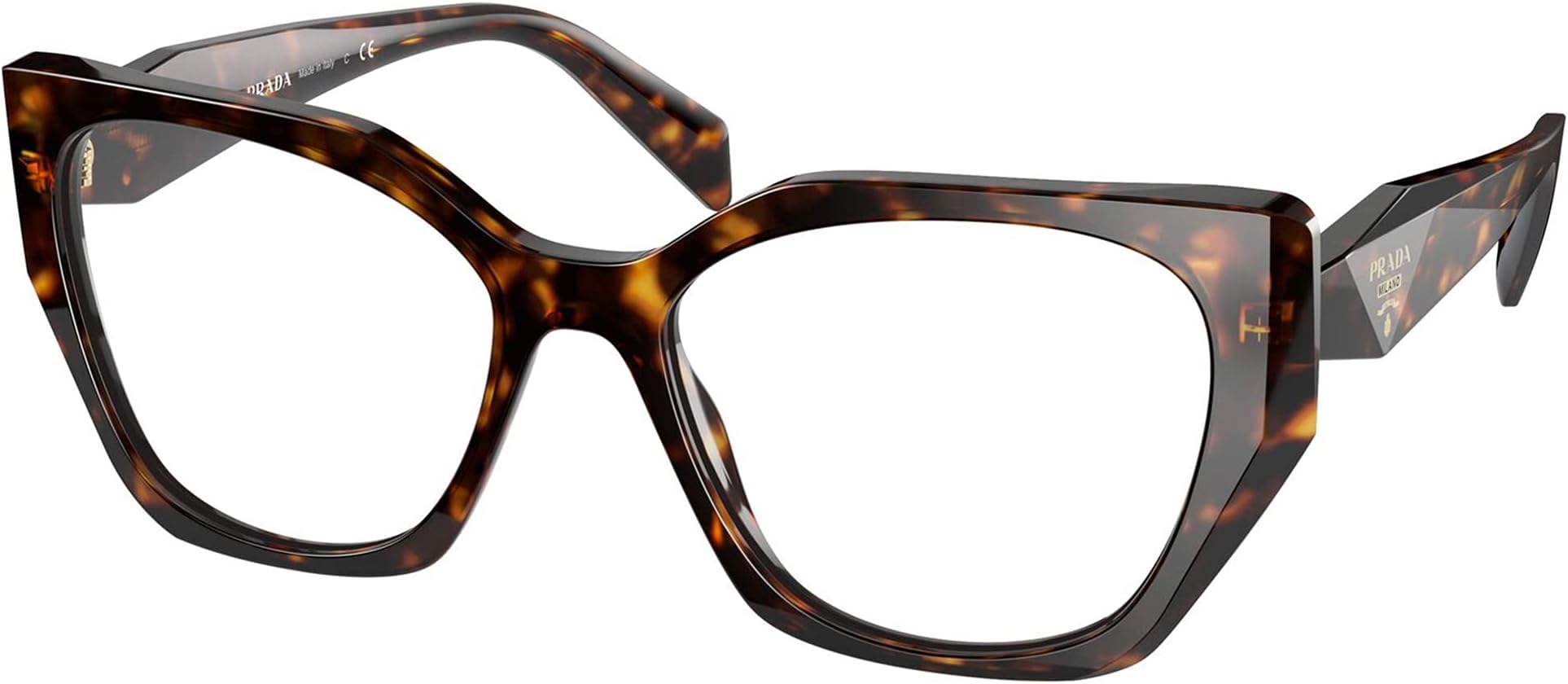 Prada PR 18WV 2AU1O1 Tortoise Plastic Fashion Eyeglasses 54mm