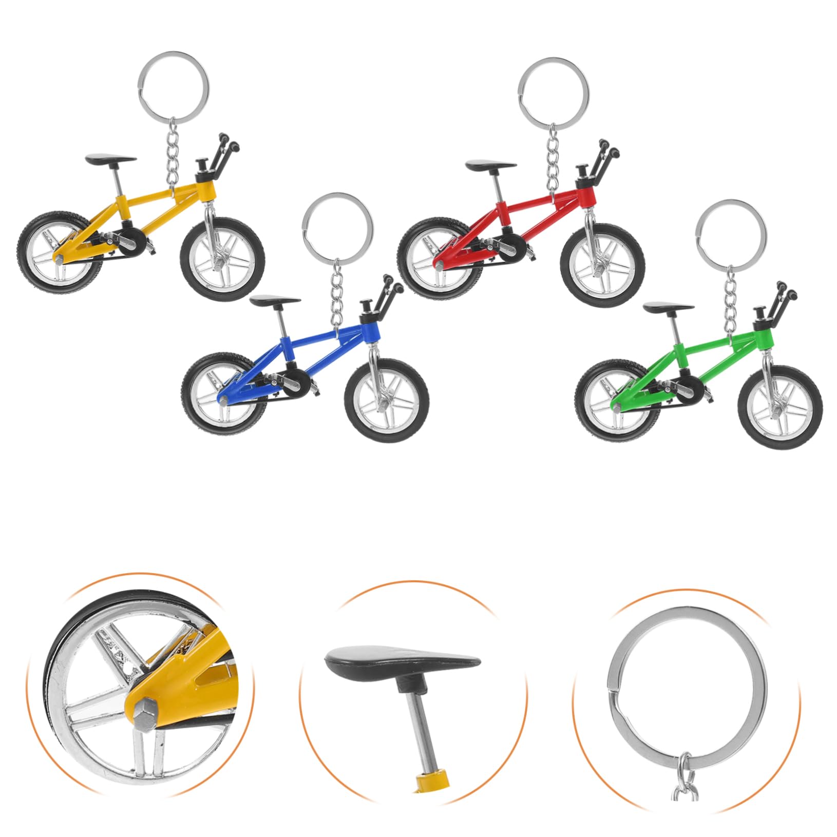 20kawałki Miniaturowych Rowerów Górskich Kluczowe Wisiorki Do Dekoracji Stylowe Akcesoria Dla Miłośników Rowerów i Kolekcjonerów Wysoka Symulacja Biurko Lub Półkę