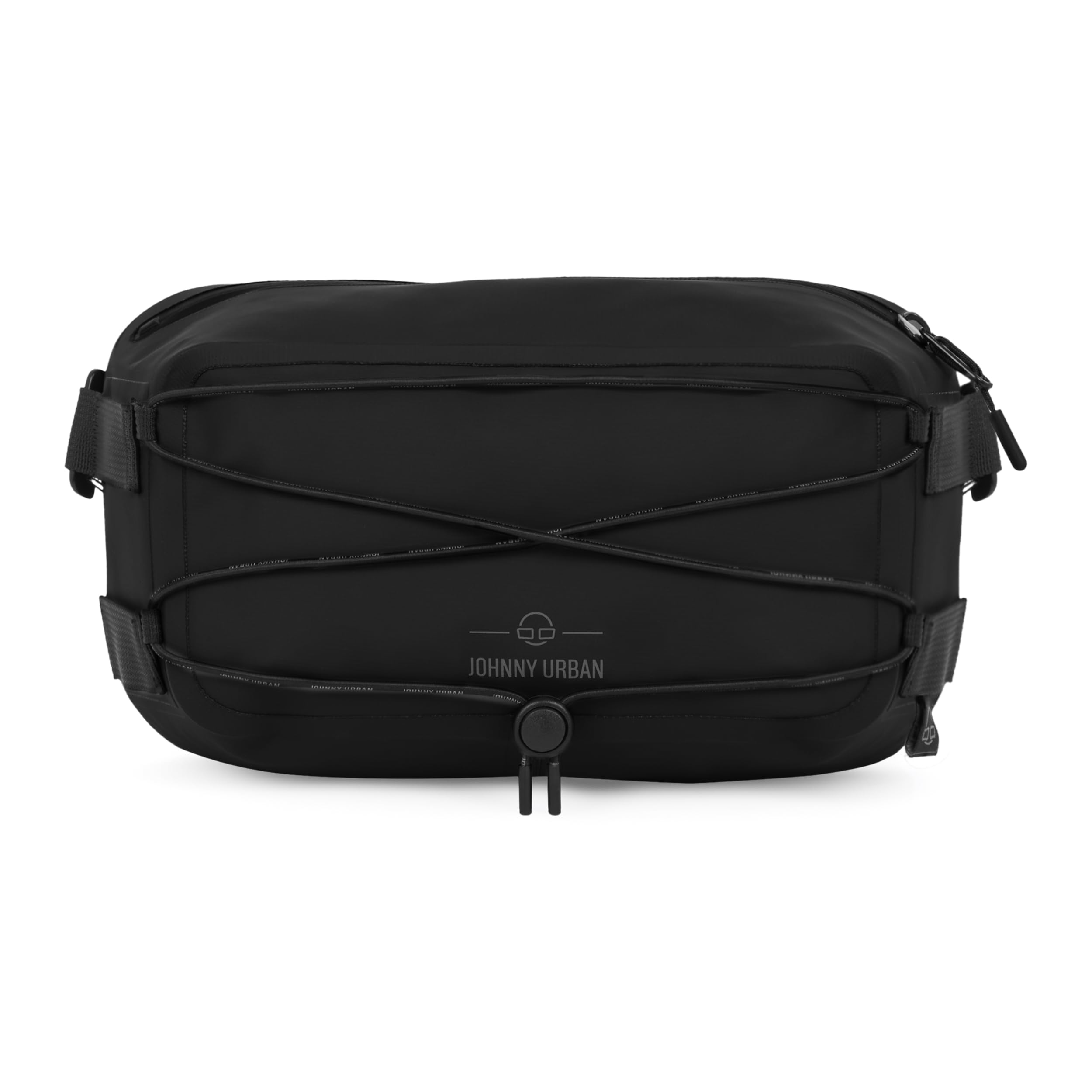 Johnny Urban Borsa Manubrio Bici Impermeabile Nero - Arlo - 2 in 1 Borsa Bici e Tracolla - Borsa Bikepacking per Manubrio Anteriore - Borsa per Bicicletta - Resistente all'Acqua