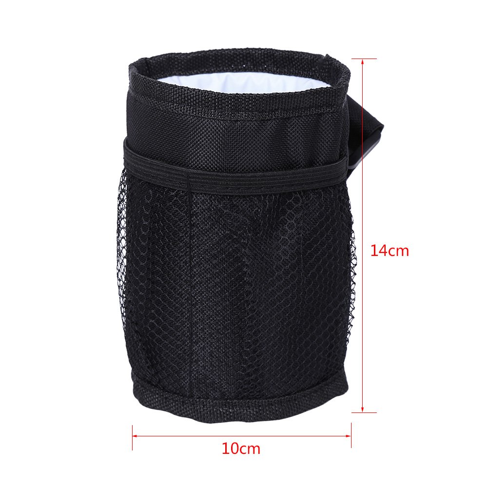 nikusaz pc Black Color Drink Water Bottle Holder for Baby Stroller Insulation Cup Bag