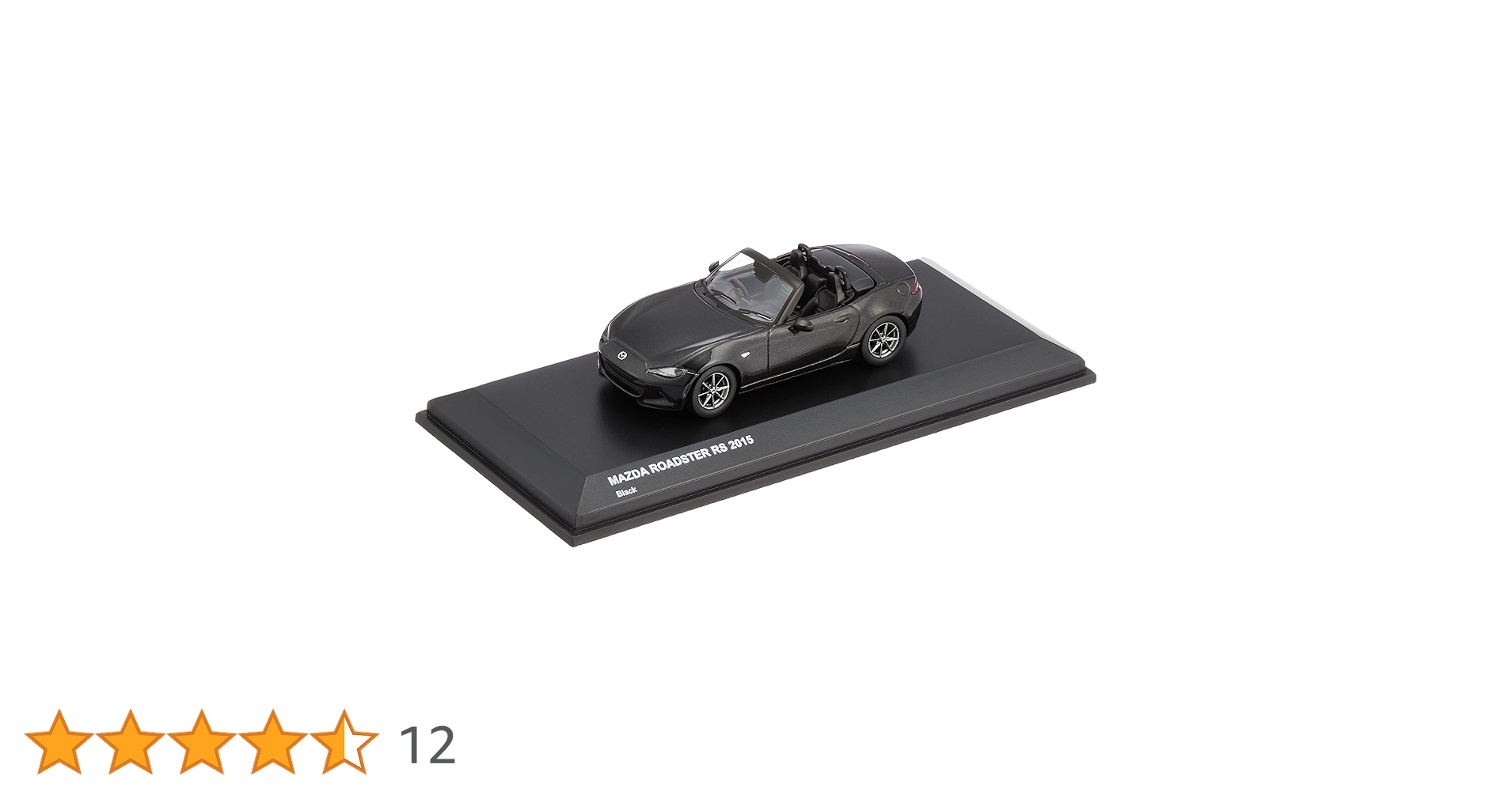マツダ　ロードスター　2015 ブラック Amazon | 京商 1/64 マツダ ROADSTER RS 2015 ブラック 完成品