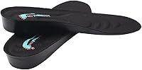 Vista 9 de Plantilla para zapato con aumento de altura, 1 pulgada, inserto cómodo, talla grande (talle 7 11 de EE.UU.) para hombres, color negro, S, Negro, 1