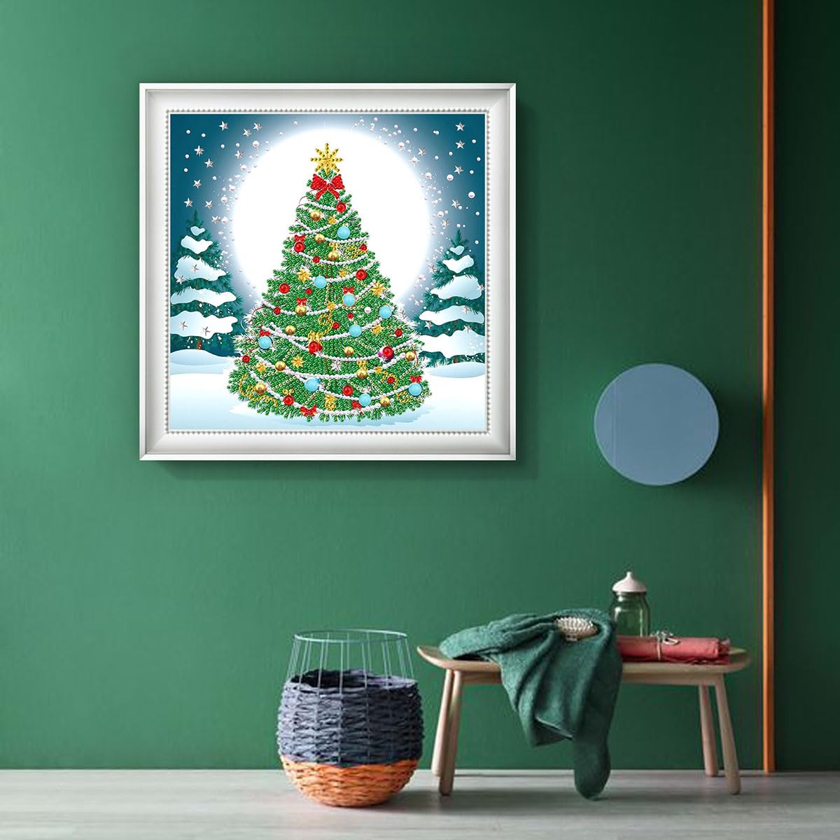 Amazon.co.jp: LEADINTOP ダイヤモンドアート クリスマス ツリー 