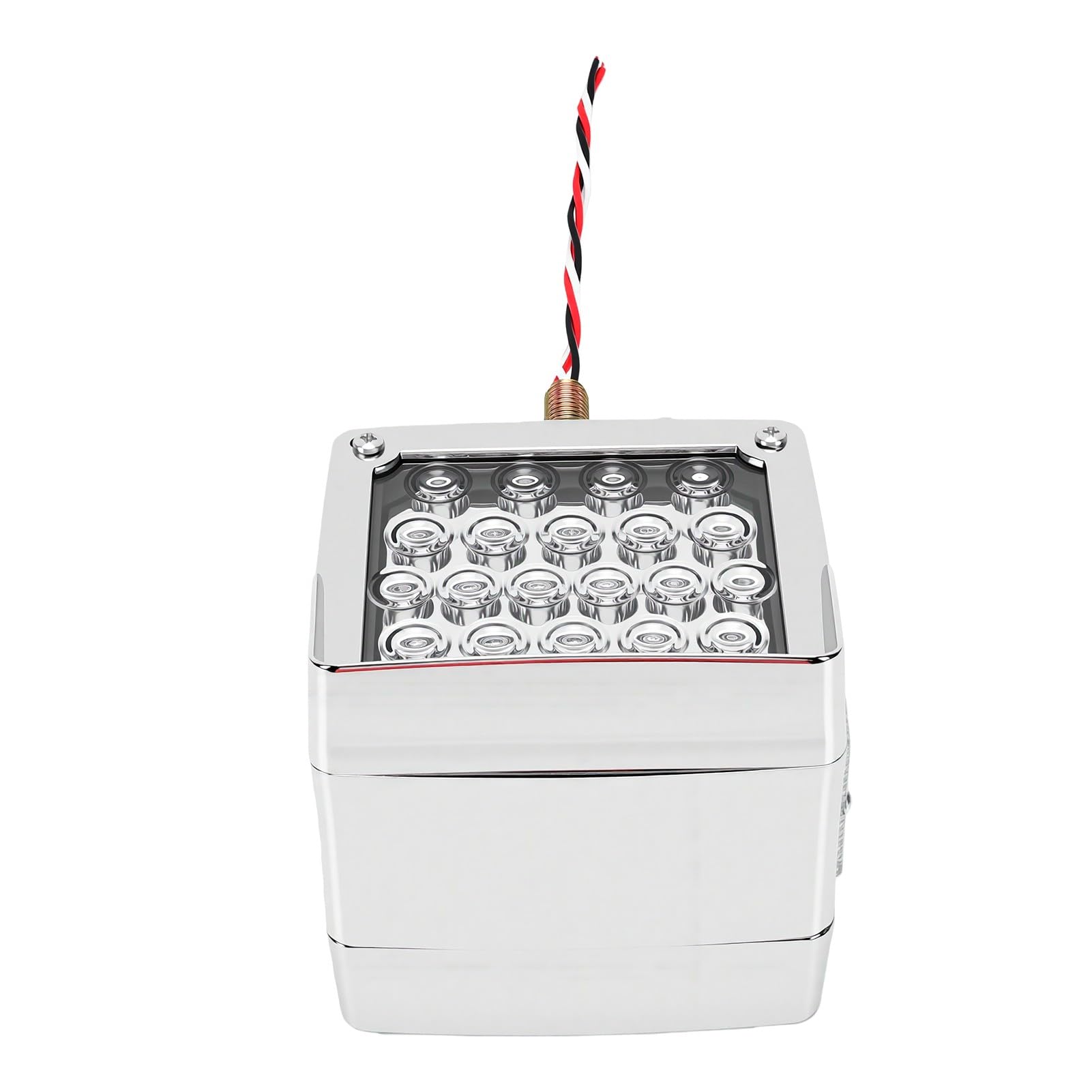 Sorandy Podwójna Osłona Przeciwbryzgowa na Cokole, 60 Diod LED, Kwadratowa