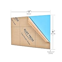 Vista 4 de 10 piezas de hojas acrílicas transparentes de 1/8 de pulgada de espesor 8 x 12 pulgadas, hoja acrílica fundida de color, hoja de plexiglás