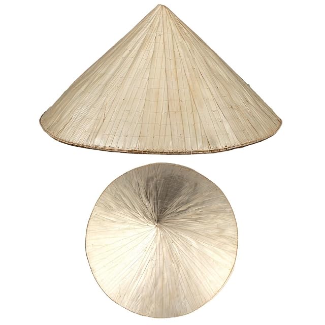 Foto 5 de 7 de P'tit Clown 34700 - Sombrero de paja vietnamita para adultos, color beige