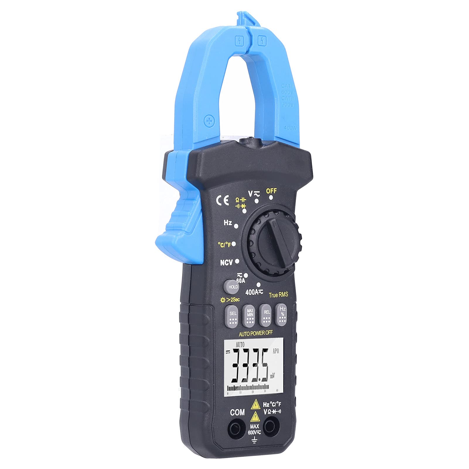 Multimetro a Pinza T-RMS -7200B 6000 Conteggi NCV Multimetro per Resistenza Tensione CC/CA