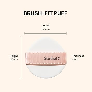 STUDIO17 Makeup Powder Puff | 5pcs | Korean Olive Young Makeup Puff for Foundation and Powder