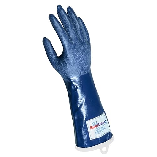 DayMark Safety Systems IT113518 - Guantes de vapor resistentes a cortes de 14 pulgadas, grandes, (par) azul