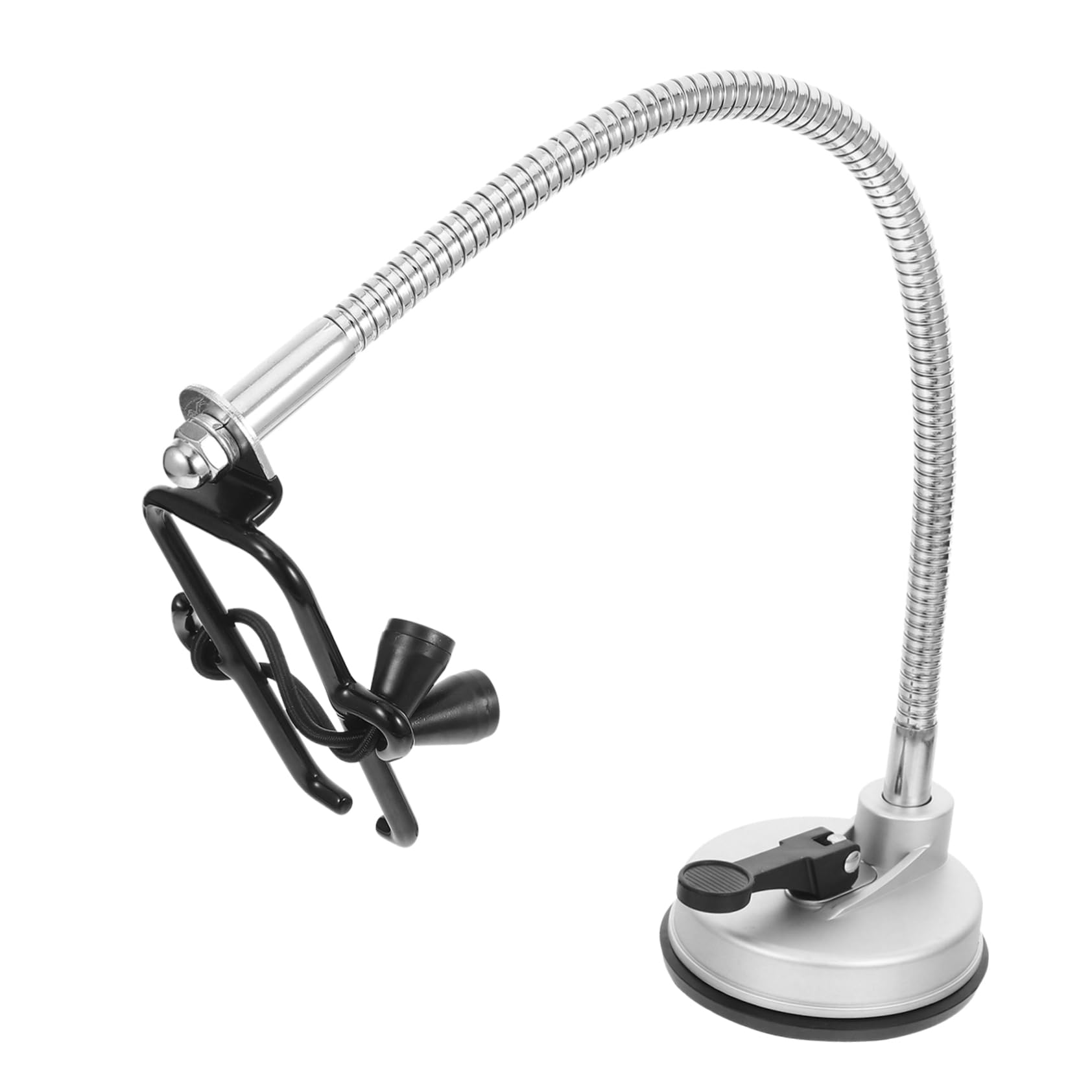 Gatuida Soporte para Secador de Pelo con Ventosa Soporte de Escritorio sin Taladrar Organizador Ajustable Inoxidable para Baño y Salón Base Antideslizante de Usar y