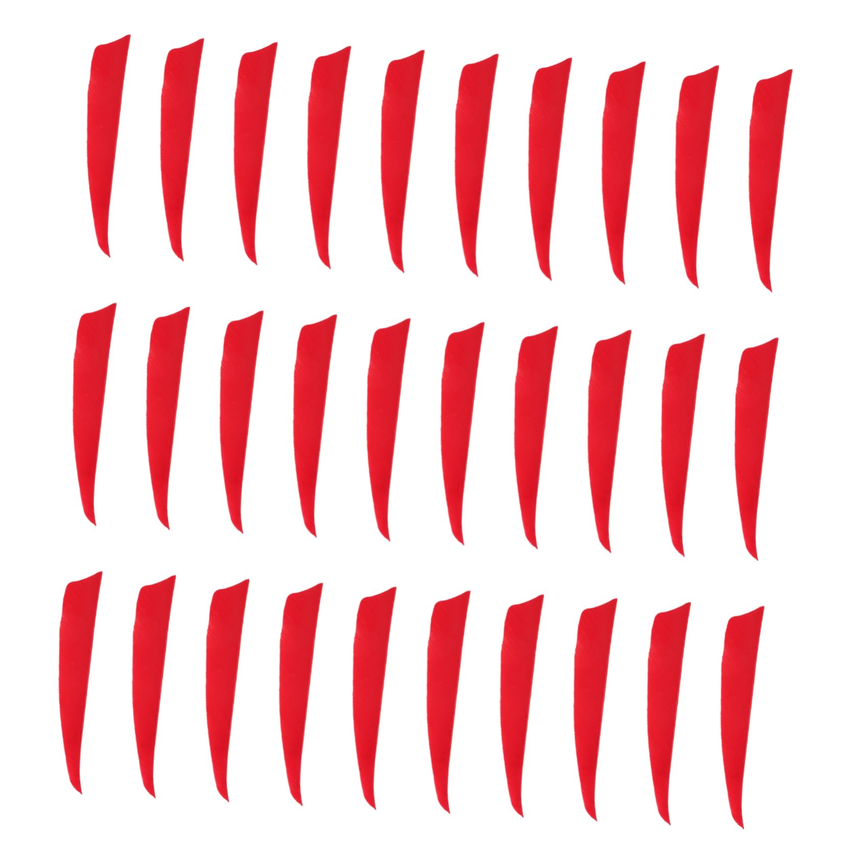 SUPVOX Real Turkey Arrow Vanes 30pcs Arrow Tails for Decorative Arrow Accessories for Shooting