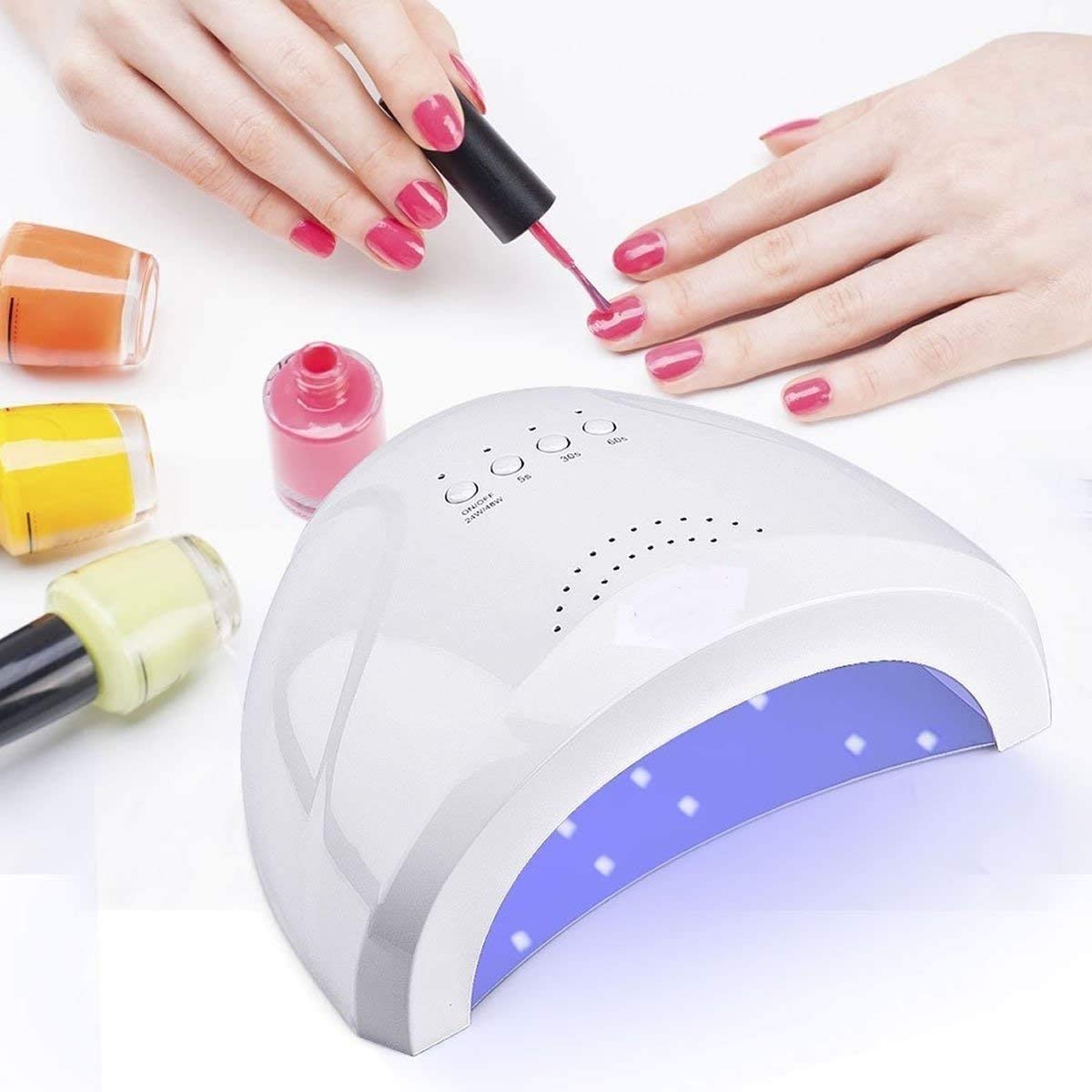 KIT RICOSTRUZIONE UNGHIE PROFESSIONALE UV GEL LAMPADA UNGHIE 48W + ASPIRATORE UNGHIE PROFESSIONALE + FRESA UNGHIE 20000 GIRI