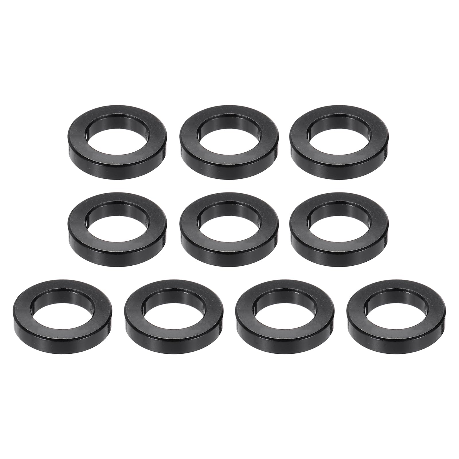 PATIKIL 10pcs M6 Aluminium Spacers, 1/4" ID x 3/8" OD Round Standoff Spacer