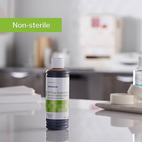 Miniatura 5 de McKesson PVP Prep Solution USP 10 povidona-yodo 8 onzas 24 unidades