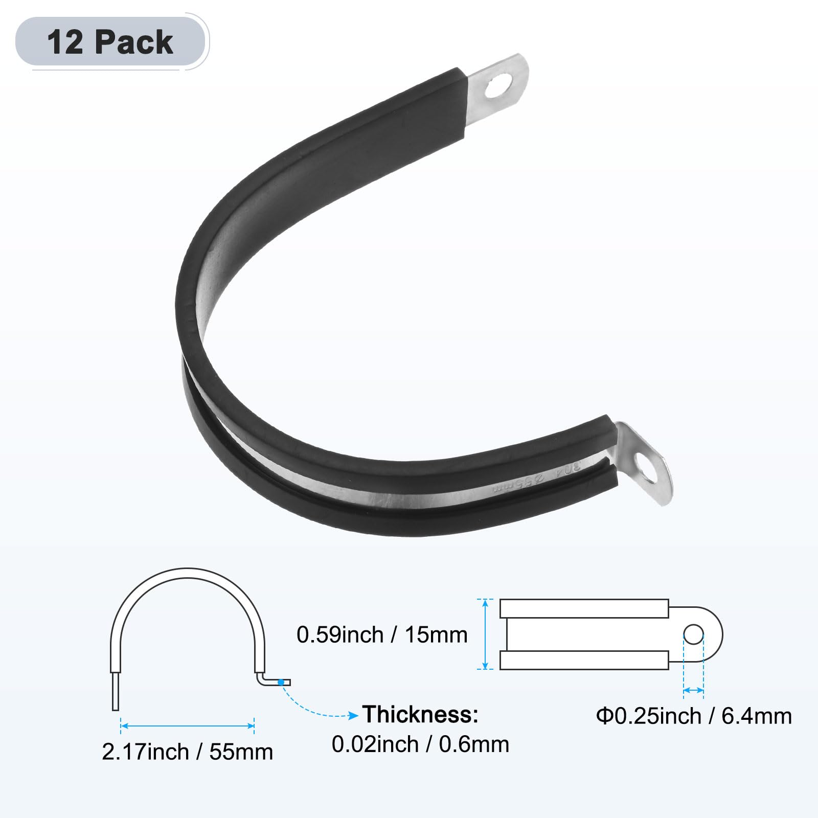 M METERXITY 12-Pack Cable Clamps - Image 3