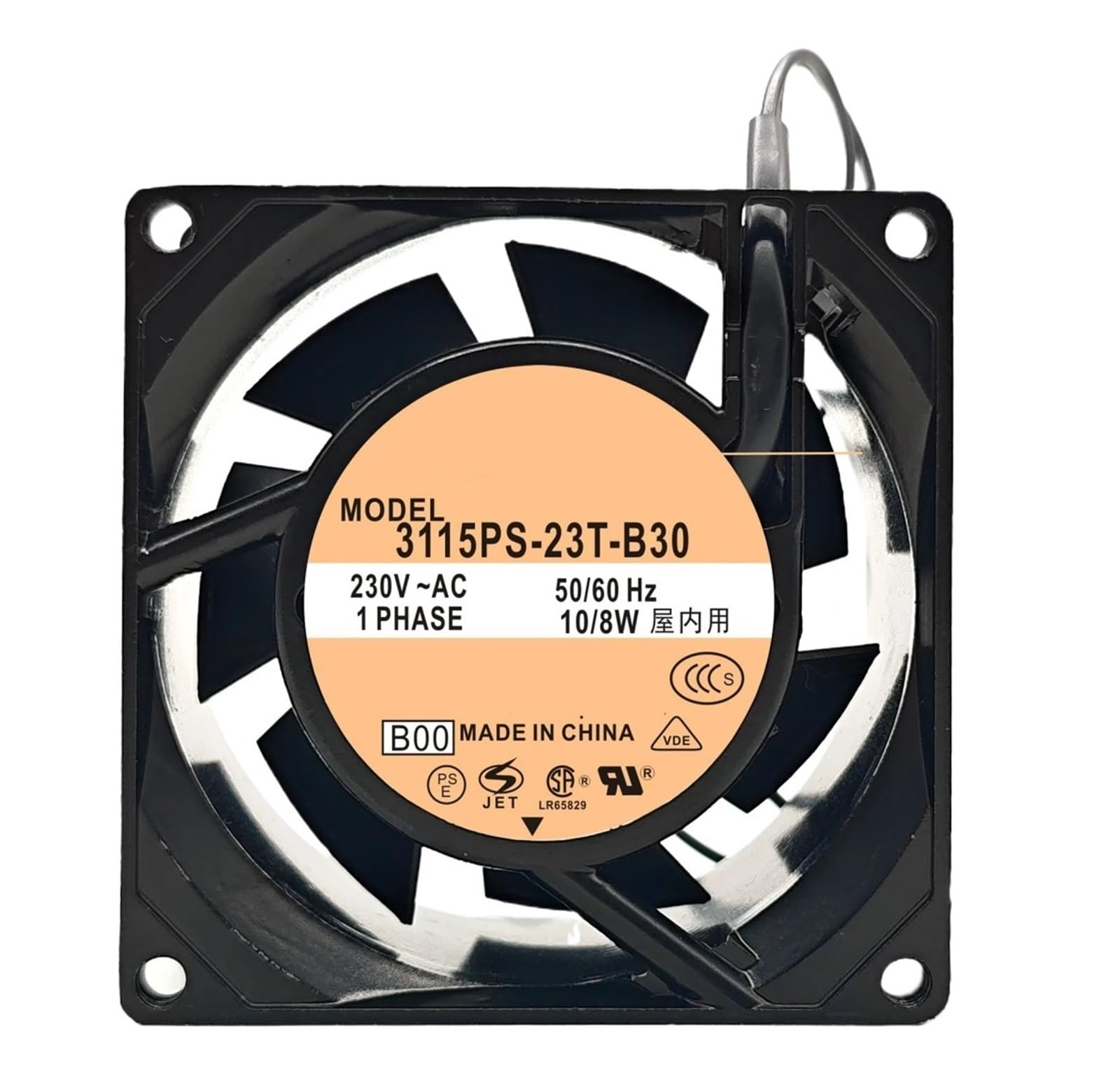 LZIKKGKI Cooling Fan 3115PS-23-B30 3 AC 230V 10/8W 8CM 8038 80 * 80 * 38mm