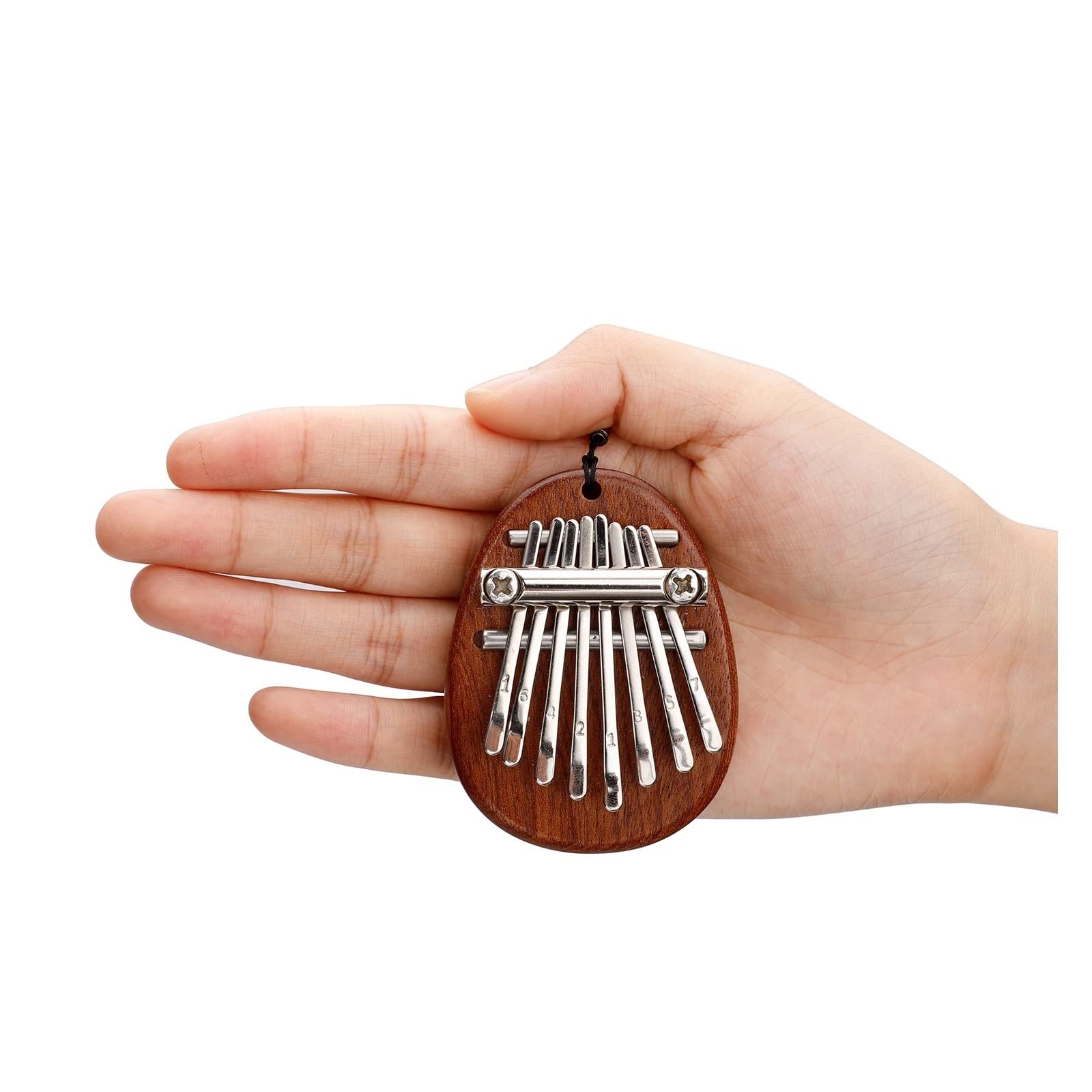 początkujących kalimba 8-tonowe Pianino Z Kciukiem, Mahoń, Kalimba Z Litego Drewna