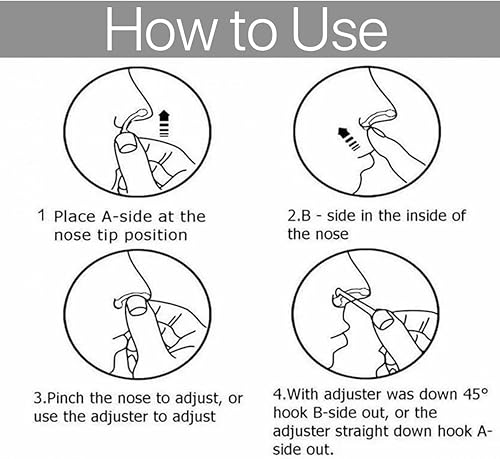 Miniatura 3 de VANANA 6 pares de insertos de levantamiento de nariz, 3 tamaños, levantador de nariz invisible de silicona suave, sin dolor, herramienta de belleza,