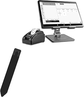 BoxWave Stylus Pouch Compatible with MR.BOSS SPK07SB58 (10.1 in) - Stylus PortaPouch, Stylus Holder Carrier Portable Self-Adhesive for MR.BOSS SPK07SB58 (10.1 in) - Jet Black