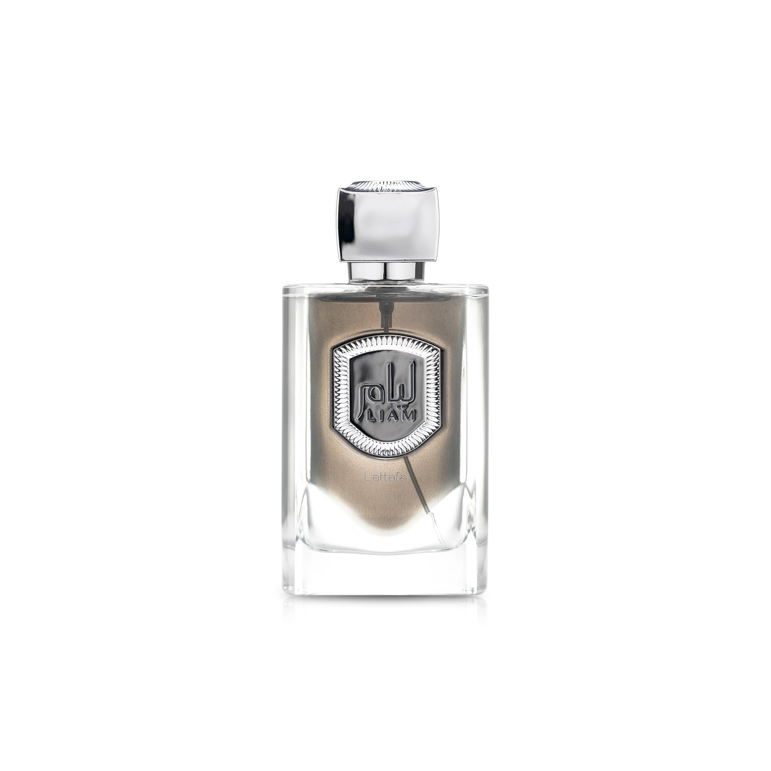 Lattafa Liam Grey Eau de Parfum Spray for Unisex, 3.4 Ounce