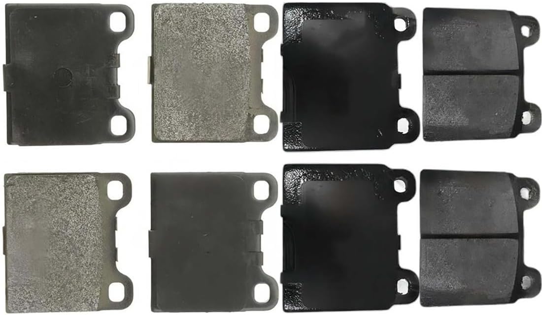 Brake Pads - Set (8) Replacement Semi-Metallic Front Rear Brake Pad for Ferrari 308 GTS 3.0L 1977 1978 1979 1980 1982 1983 1984 1985, for Ferrari Dino 308 GT4 3.0L 1974 1975 1976 1977 1978 1979