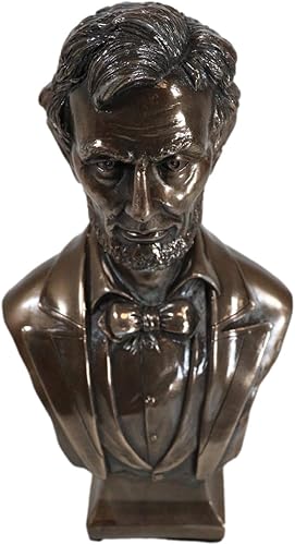 Miniatura 5 de Ebros Gift Estados Unidos de América 16º presidente Abraham Lincoln Busto Estatua inspiradora 7.5 pulgadas de alto guerra civil líder