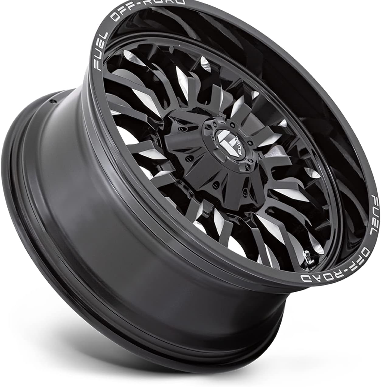 FUEL OFF-ROAD ARC 20X9 8X6.5 5.04 1mm GLOSS BLACK MILLED - D79520908250