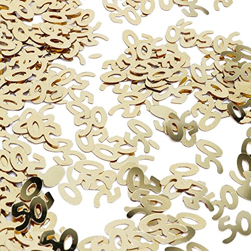 50 Gold Confetti