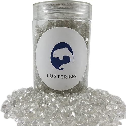 Miniatura 5 de Lustering Decorative Round Flat Glass Beads,Glass Marbles,Glass Pebbles,Vase Filler Beads for Fire Pit Crafts Aquarium Garden