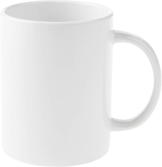 Cricut Mugs vierges | Blanc | 425 ml (425,2 g) | 6 x tasses à sublimation Infusible Ink | pour une utilisation avec mug Press Infusible Ink, 2008944