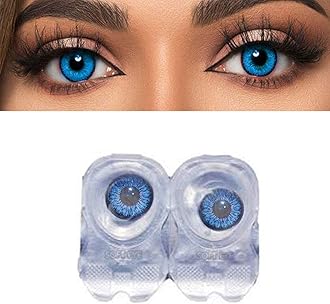 Dark Blue Monthly Contact Lenses