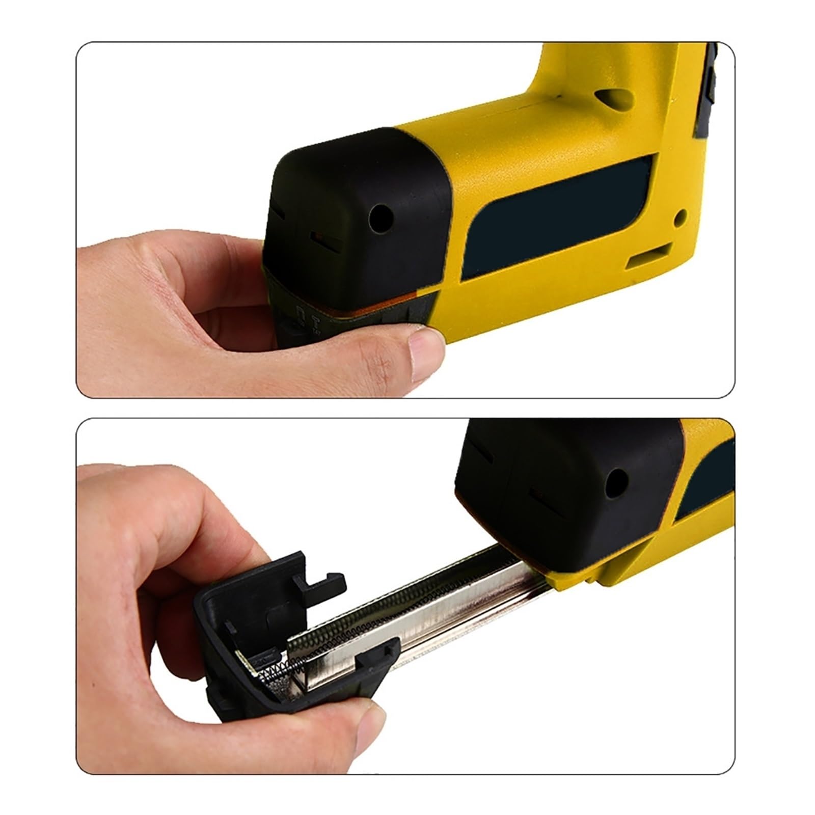 Pistola sparachiodi, Pistola sparachiodi senza fili della cucitrice elettrica della pinzatrice elettrica Pistola della graffetta della mobilia for le graffette del telaio Lavorazione del legno USB ric