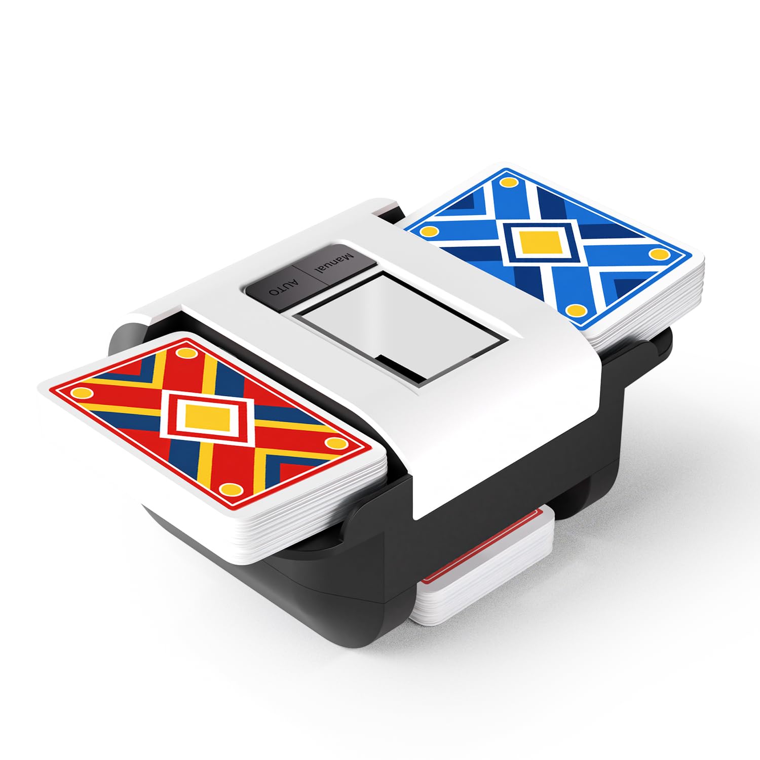 Automatic Card Shuffler for 1-2 Deck with Dual Modes