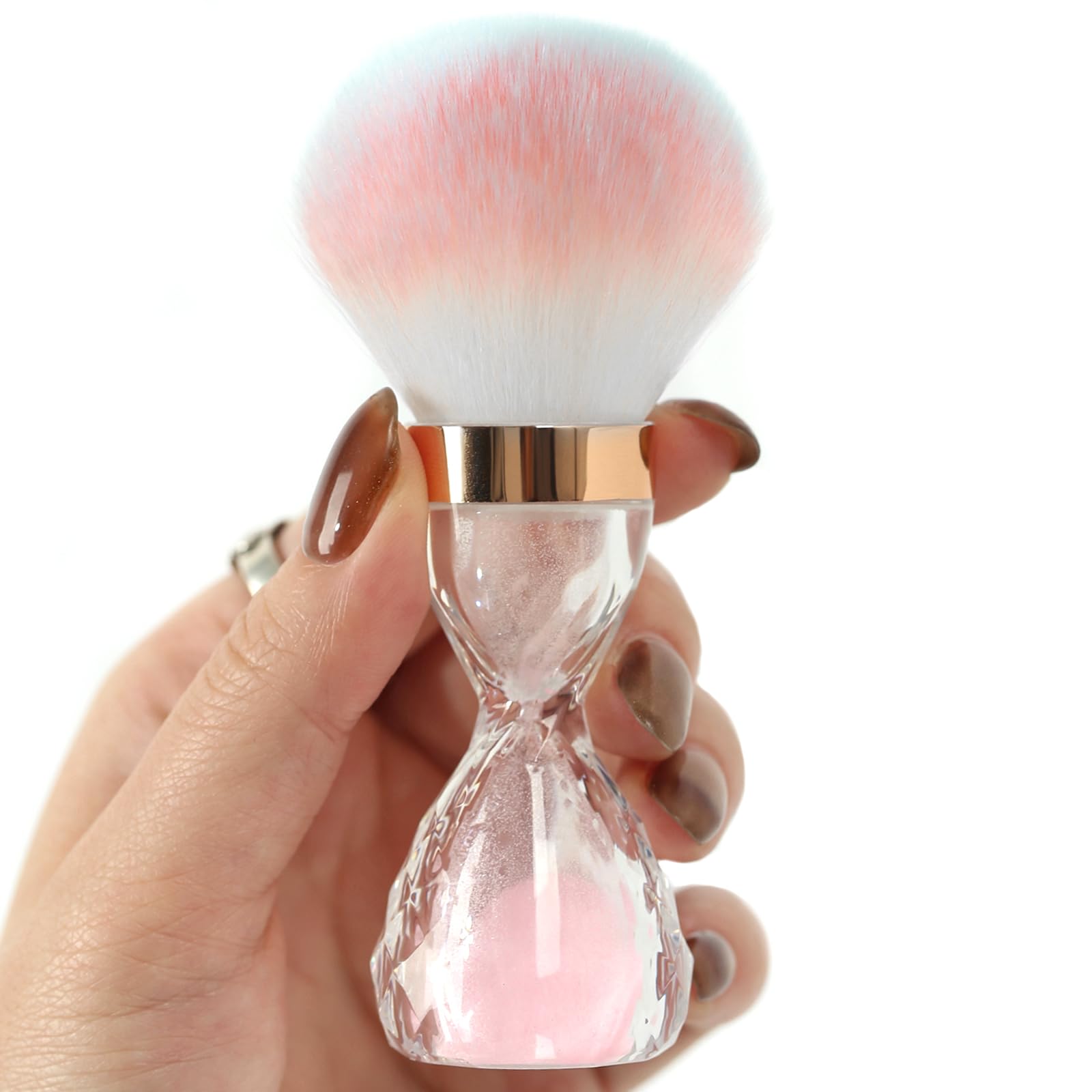 Nail Dust Brush for Acrylic Nails Soft Brush Nail Art Dust Powder Remover Brushes Manicure Brush Clean Up