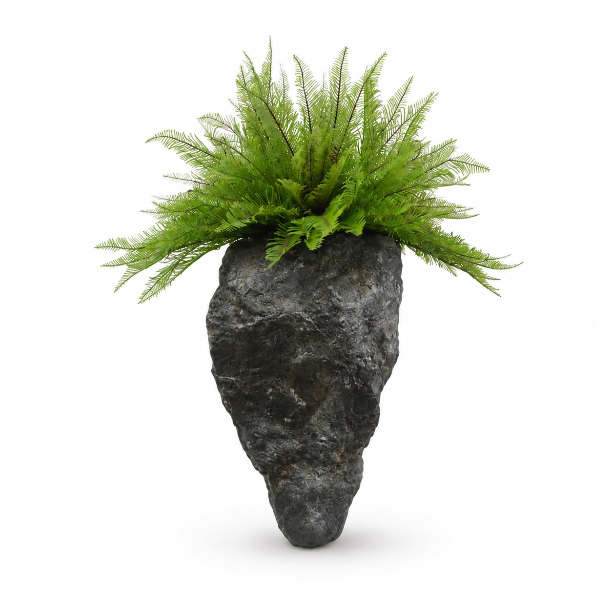 Künstliche Felsen, Felsoptik, 1# Schwebe-Stein-Pflanzgefäß (PU) | Einzelner Steintopf, Künstliche Felsdekoration, Wohnzimmergestaltung, Für Innendekorateure