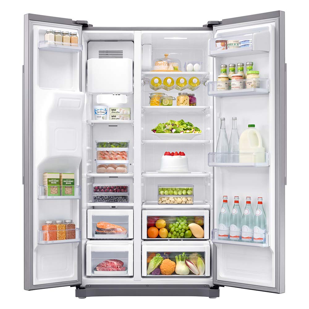 Buy Samsung RS50N3513SL Freestanding American Fridge Freezer with